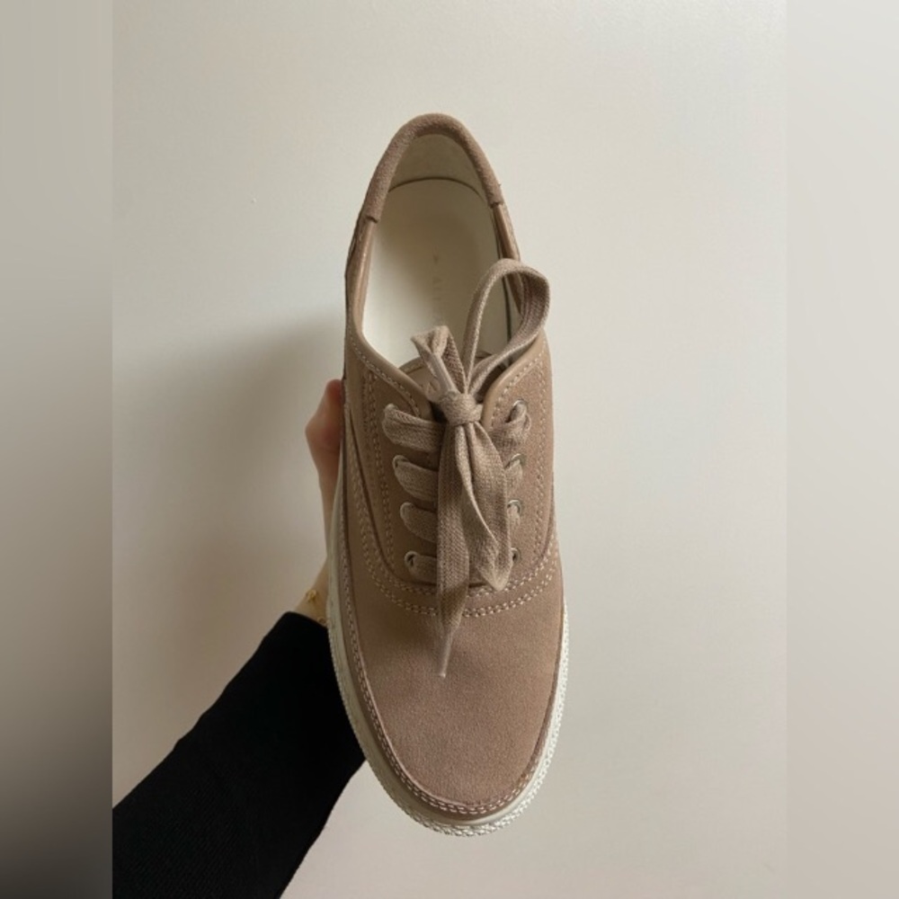 All Saints Bella Suede Low Top Sneaker - Picture 6 of 8